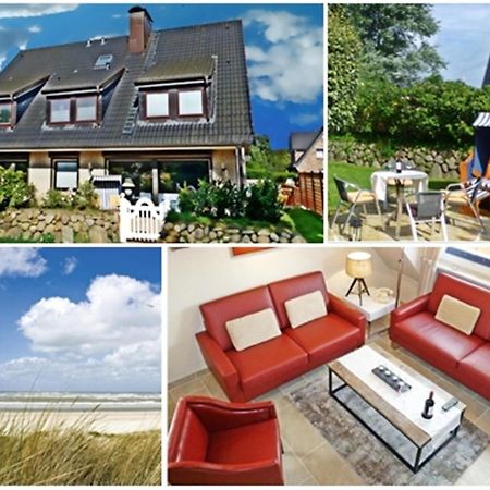 3-Zimmer-Ferienwohnung Deichwiese Westerland 1-3 Personen 외부 사진